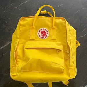Backpack Fjallraven Kanken Yellow